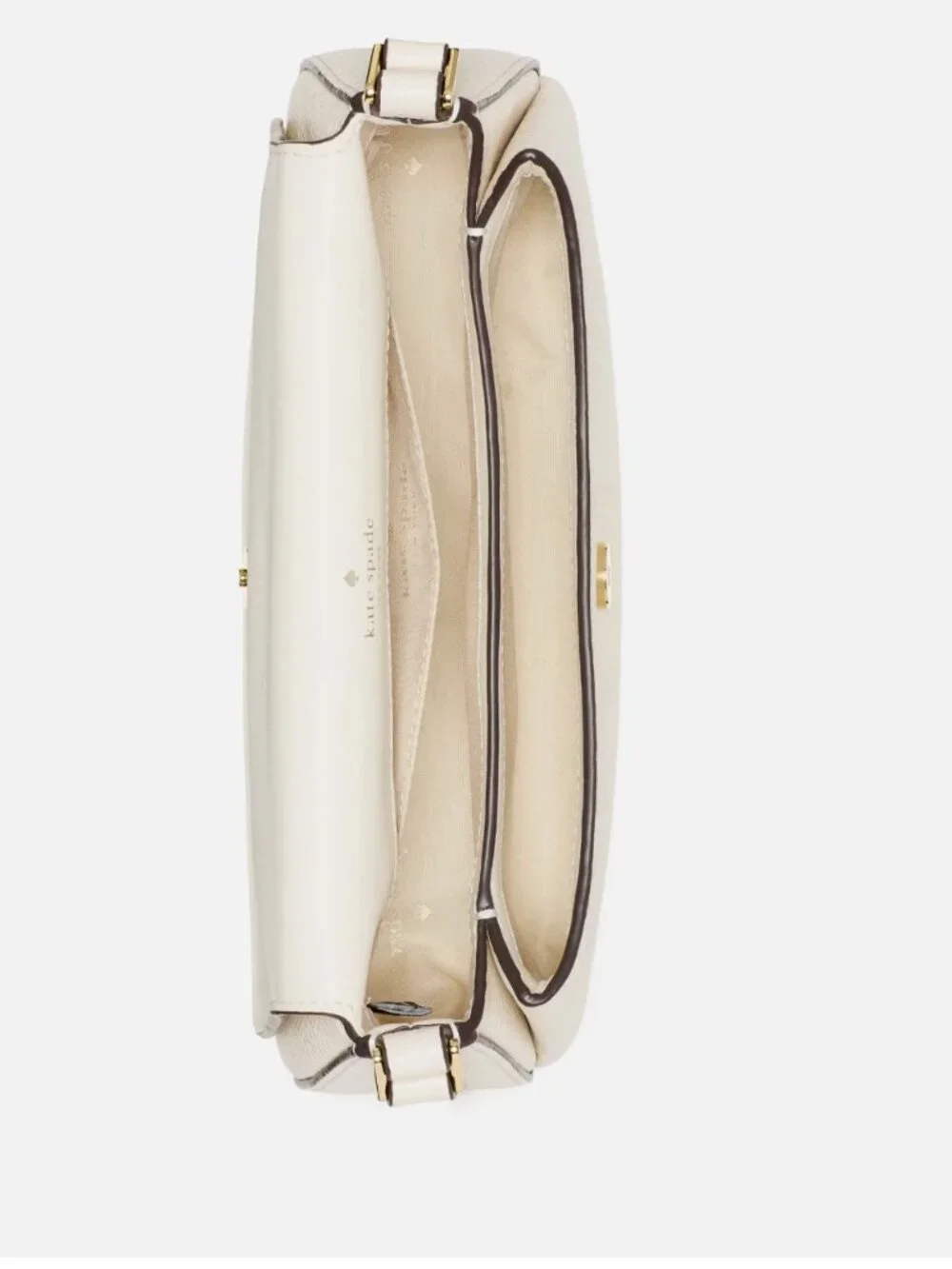 New Kate Spade Sutton Mini Crossbody Bag Pebble Leather Cashew Milk